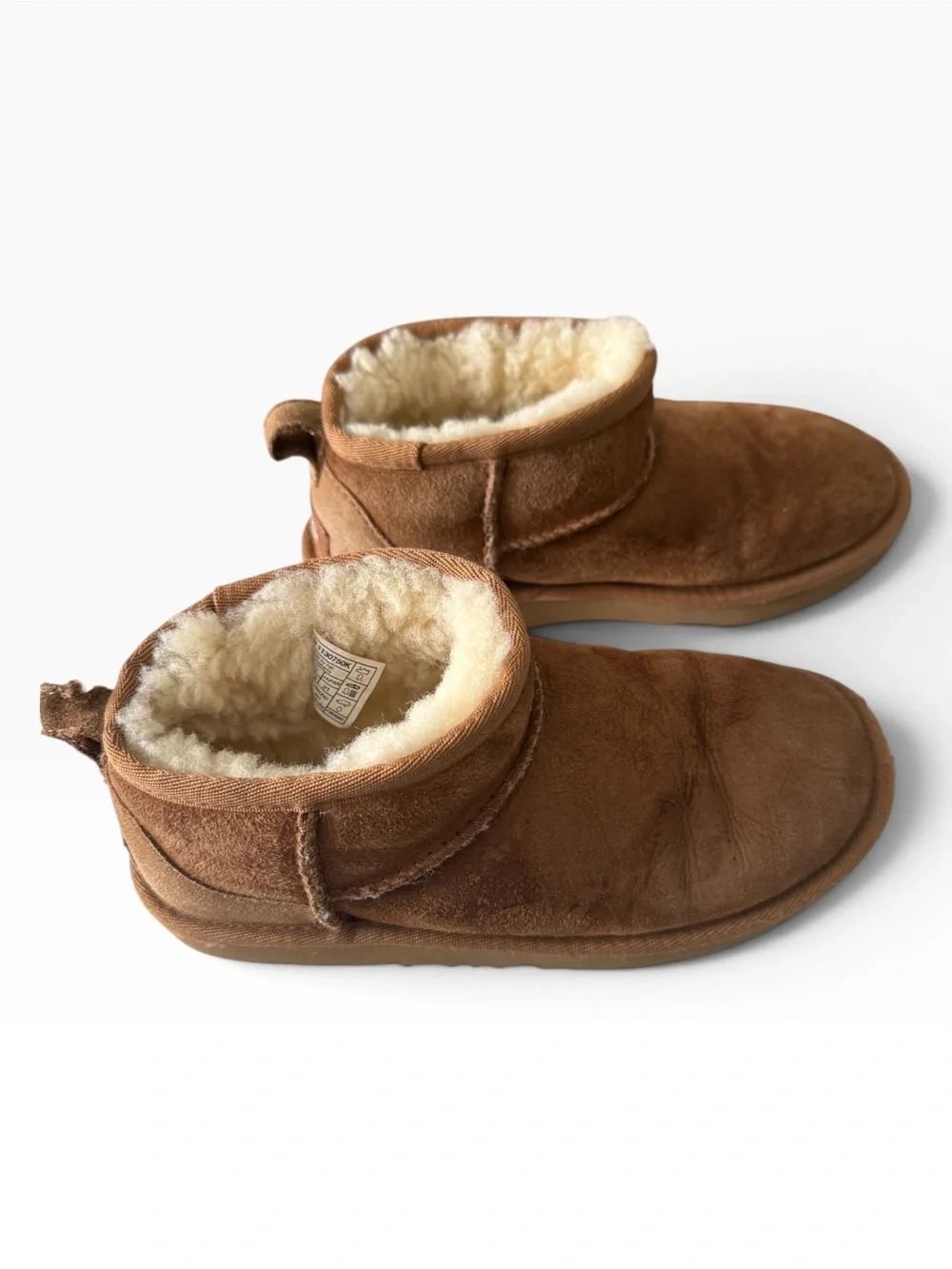 UGG Girls’ Classic Ultra Mini Boots Brown Slip-On Boots - Size 2
